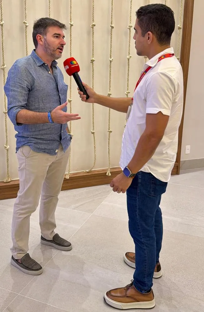 Foto: Mais Regi&atilde;o / Entrevista com Alessandro Cunha, CEO do grupo Aviva na Costa do Sau&iacute;pe