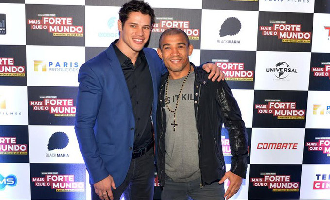 Aldo se emociona ao ver sua história nos cinemas