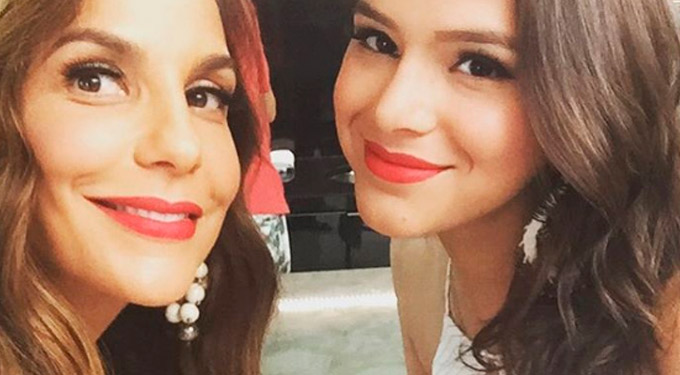 Ivete rasga elogios a Bruna Marquezine em gravação