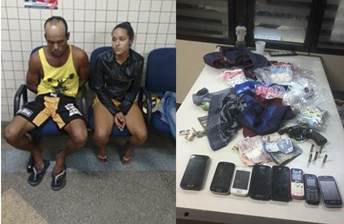 Dupla é presa com arma e munições em Arembepe