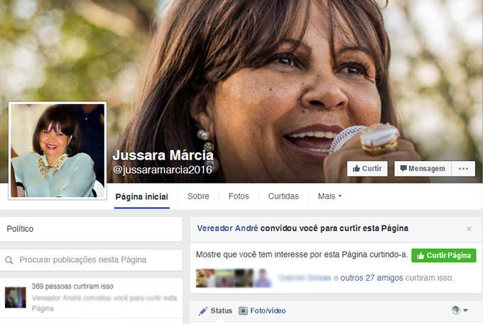 Prefeita de Dias d'Ávila adere a rede social e cria página 