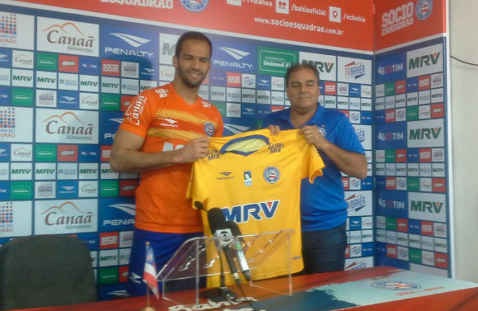 Muriel é apresentado como novo goleiro do Bahia