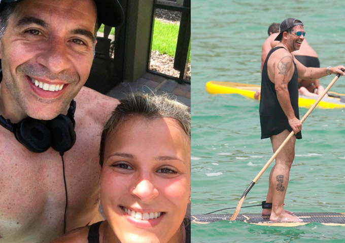 Leandro Hassum posta foto sem camisa e exibe boa forma