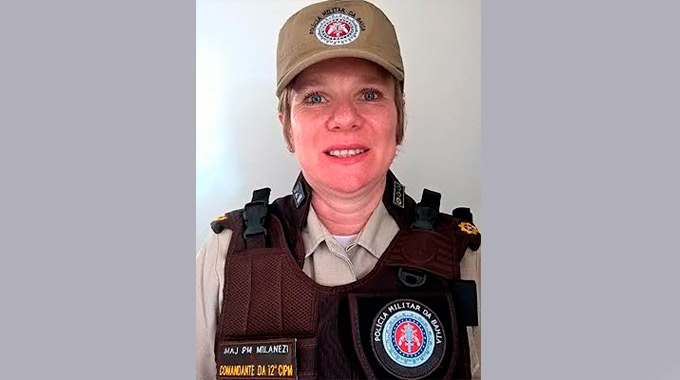Mulher lidera comando da Companhia Independente da PM