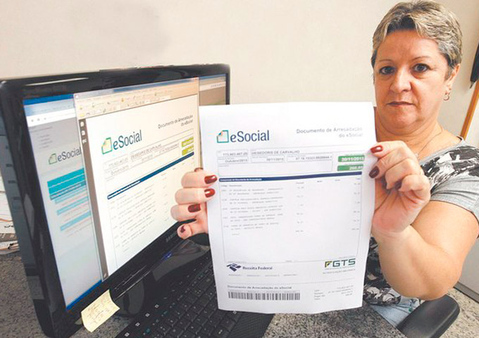 Prazo para pagar guia do eSocial de julho acaba nesta sexta