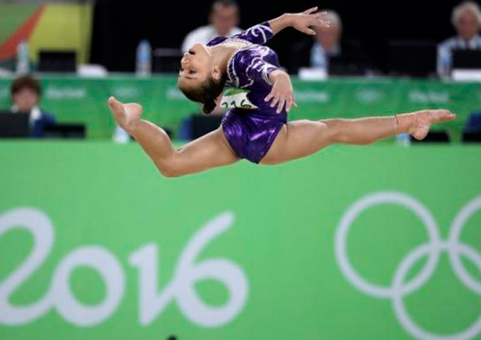 Brasil fica em quarto lugar na ginástica artística feminina
