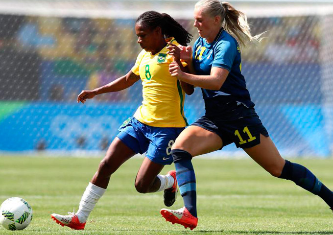 Brasil e Suécia jogam pela semifinal do futebol feminino