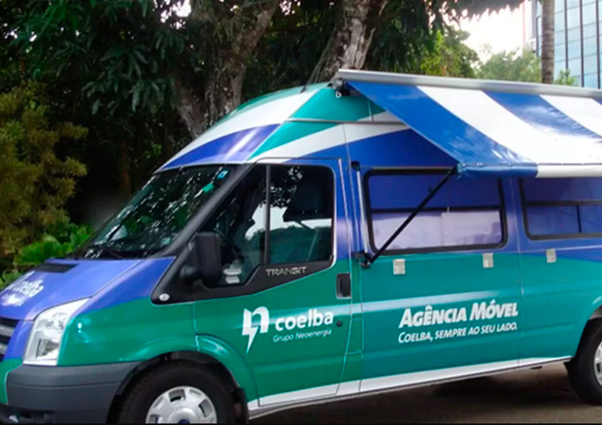 Agências móveis da Coelba atendem em Salvador e RMS 