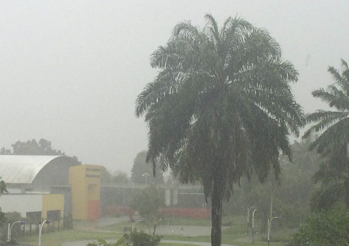 Tempo nublado e com chuva deve permanecer até sábado 