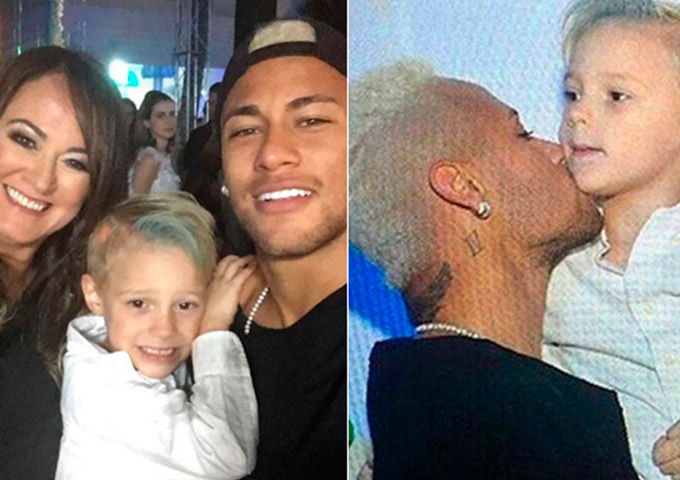  Neymar faz festa para comemorar 5 anos de Davi Lucca