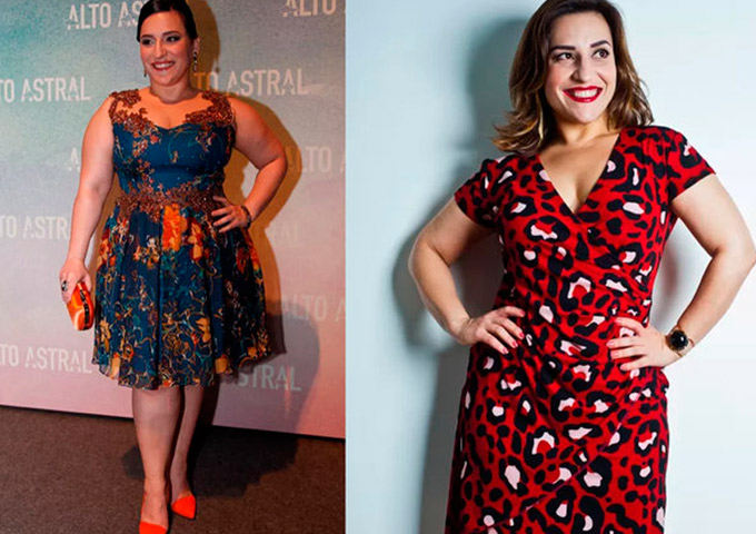 Simone Gutierrez mostra antes e depois de emagrecer 40kg