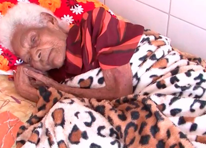 Idosa de 126 anos vive em abrigo no interior da Bahia
