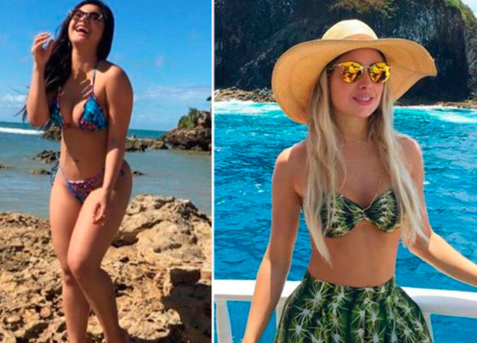 Ex posa de biquíni e fãs comparam com atual de Safadão