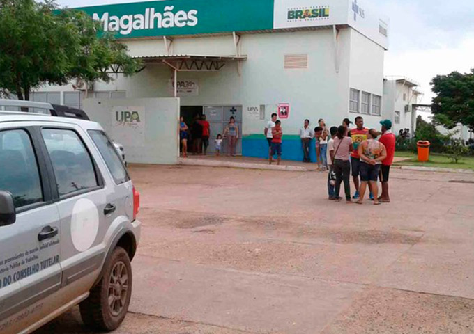 Criança morre após acidente com saco de cimento 