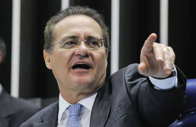 Renan Calheiros defende polícia do Senado e ação para detectar escutas