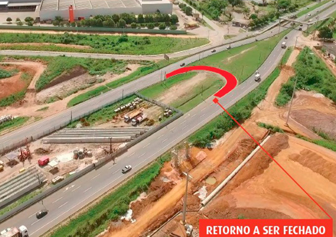 Retorno na BR-324 será interditado a partir desta quinta