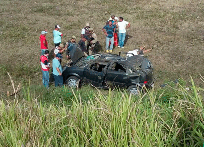 PM morre após capotar carro no município de Entre Rios