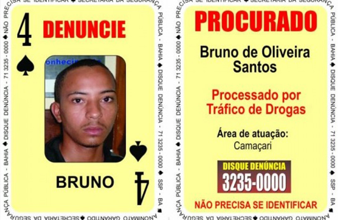 Quatro de Espadas do Baralho do crime é morto em confronto com a polícia