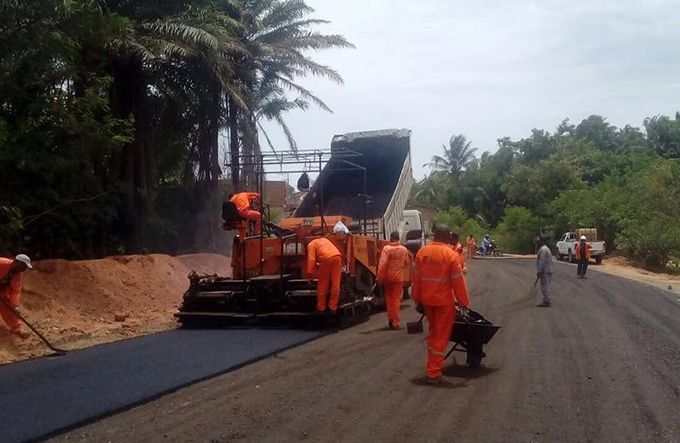 Mais uma etapa realizada da estrada Sede-Litoral