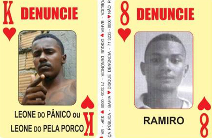 Dois novos criminosos são adicionados ao “Baralho do Crime”