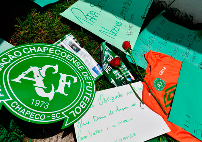 Chapecoense decide por velório coletivo no gramado da Arena Condá