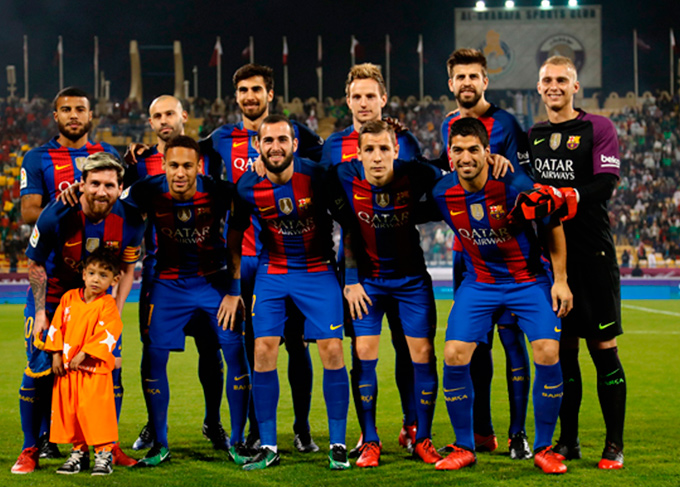 Menino afegão vive sonho ao lado de Messi