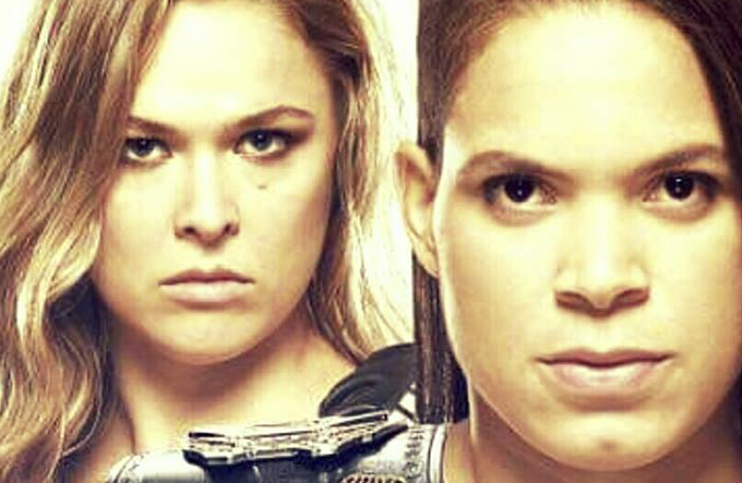 Amanda Nunes e Ronda Rousey se provocam antes do UFC 207