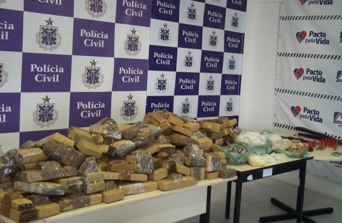 Polícia estoura laboratório e apreende 120 kg de drogas em Brotas