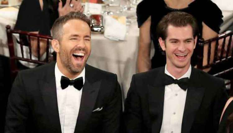 Ryan Reynolds perde prêmio e ganha beijo de Andrew Garfield