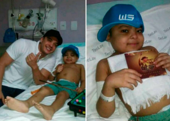 Fã mirim de Wesley Safadão morre de leucemia dias após visita do ídolo