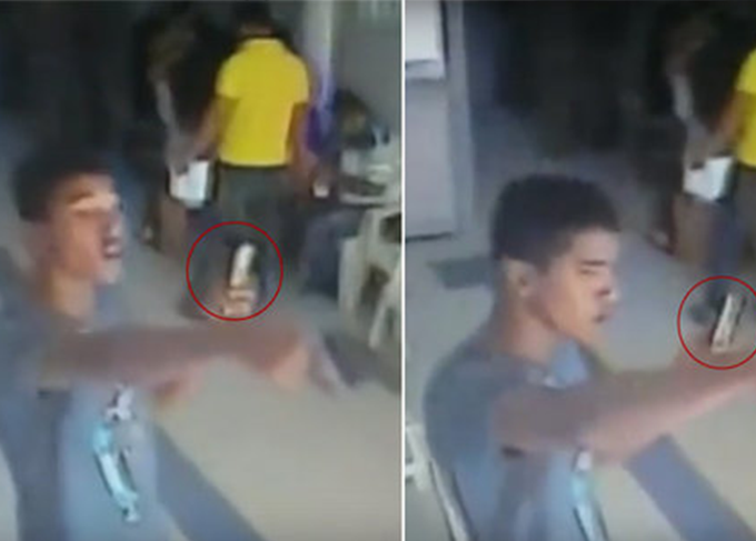 Bandido filma assalto e reclama de celular da vítima: 'Porcaria'