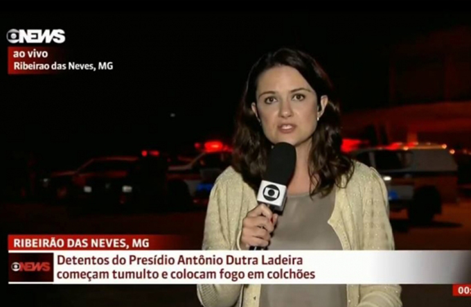 Repórter da Globo é agredida durante transmissão ao vivo 