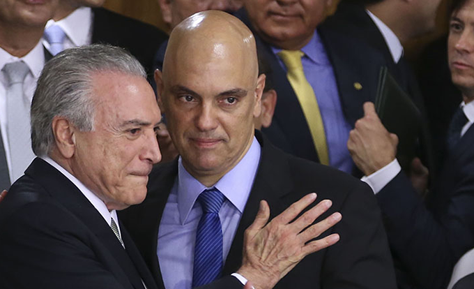 Temer indicará Alexandre de Moraes para o STF