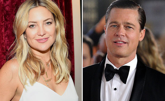 Após separação, Brad Pitt está namorando Kate Hudson