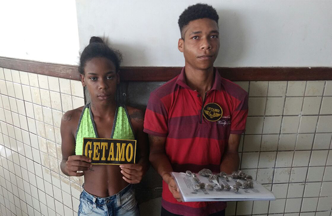 Casal é preso com droga em Dias d’Ávila