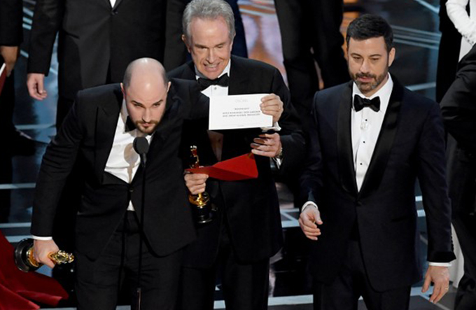 Oscar 2017 é marcado por gafe histórica e críticas a Trump