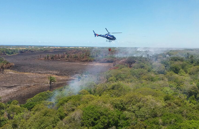“Combate às chamas continua no Parque Florestal”, afirma Major