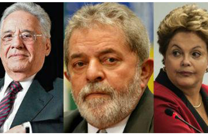 Citações contra FHC, Lula e Dilma vão para primeira instância