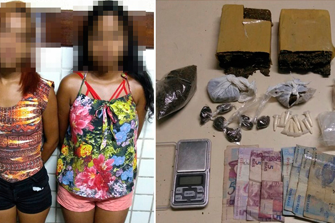 Adolescentes são apreendidas com drogas no Verde Horizonte