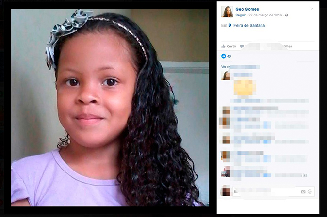 Menina desaparecida há três meses é encontrada morta