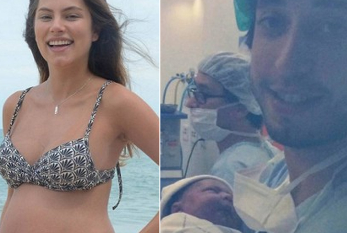 Bruna Hamú dá à luz ao primeiro filho, Julio