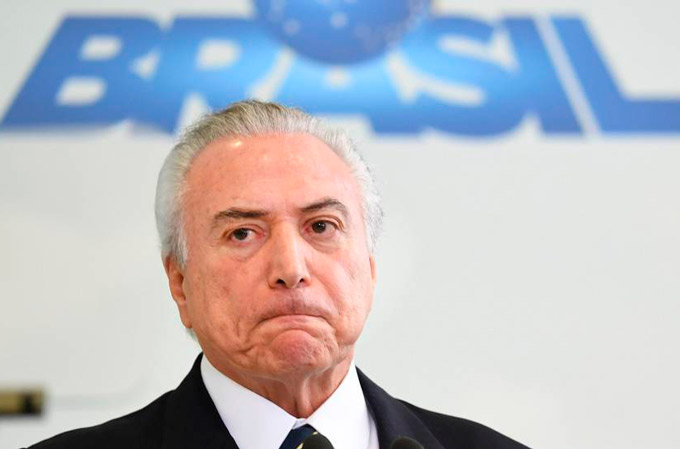  Temer foi gravado ao dar aval para comprar silêncio de Cunha