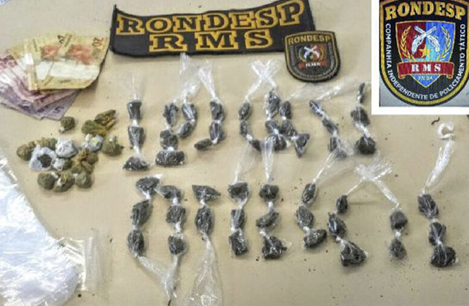 Menor é apreendido com drogas em Dias d’Ávila