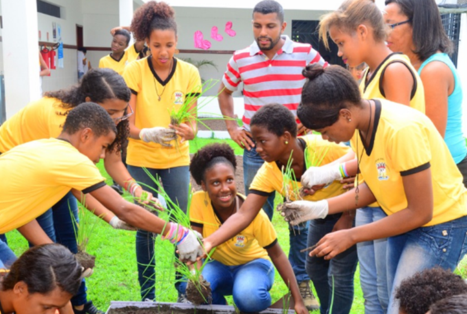 Escola Municipal Nadir Ribeiro recebe Projeto de Horta