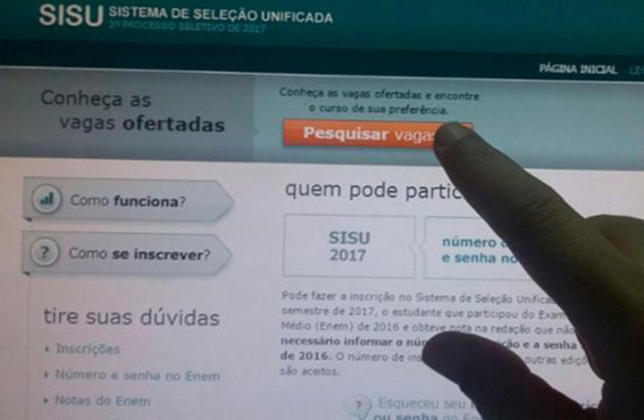 Sisu abre inscrições nesta segunda; confira as vagas 