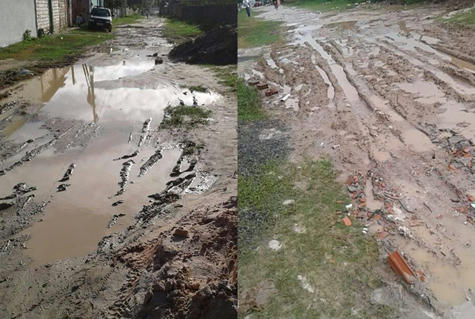 Moradores denunciam falta de pavimentação no Parque Petrópolis 