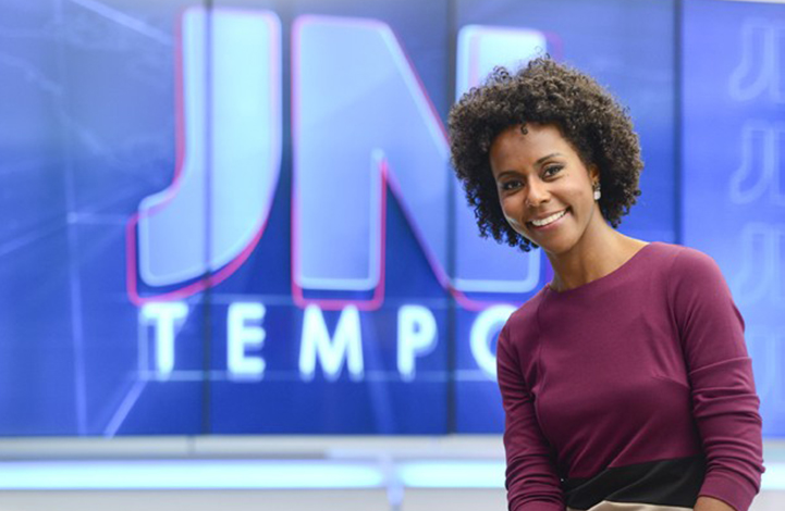 Maju Coutinho estreia como apresentadora de jornal na Globo