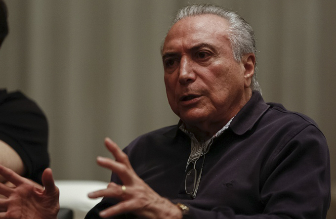 Temer pede punição a criminosos em pronunciamento