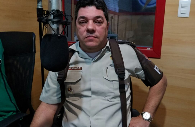 Novo comandante participa de entrevista na Laser FM