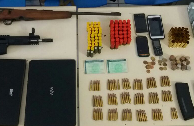 Preso em condomínio bando envolvido em assaltos a bancos